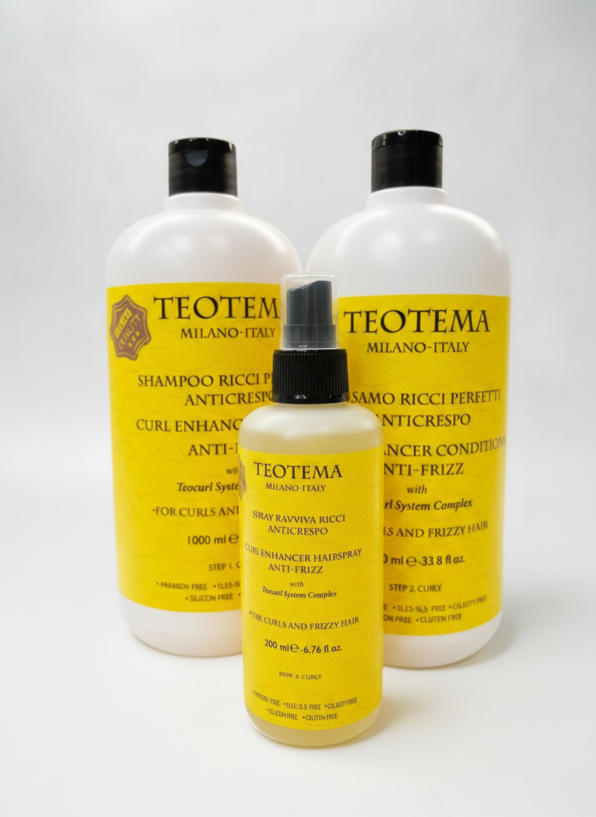 Rinkinys garbanotiems plaukams